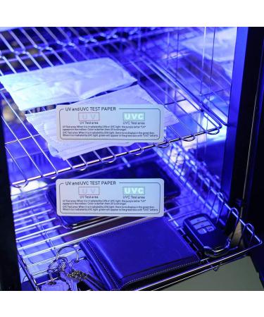 WMLBK UVC UV Test Card - 5 Pack Portable Disinfectant Test Strips for Nail Lamps & Toothbrushes | Everyday Use - Buy Online on GoSupps.com