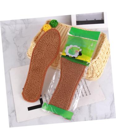 FRCOLOR 10 Pairs Thickened Wool Insoles - Deodorizing Cotton Shoe Inserts for Winter Comfort - Buy Online on GoSupps.com