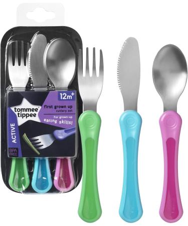Tommee Tippee Explora First Grown Up Cutlery Set - Assorted Colors | Shop Now - Buy Online on GoSupps.com