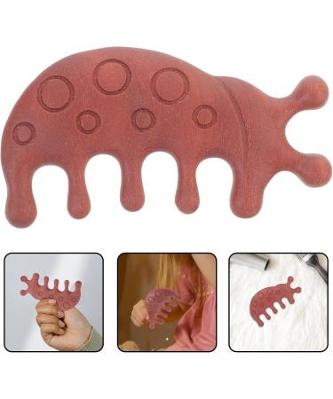 Beavorty Wood Massage Comb & Gua Sha Scalp Massager - Acupressure Tool for Head Neck Hands & Legs - Buy Online on GoSupps.com