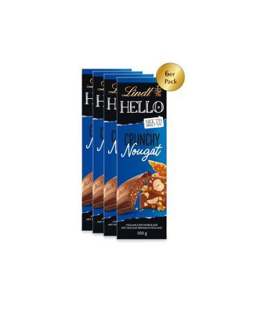 Lindt Lindt & Spr ngli Hello Crunchy Nougat 4 boxes of 100 g