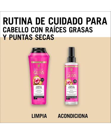  Gliss Gliss Schwarzkopf Long & Sublime Express Conditioner for Long Hair Leave-In 6 x 200 ml (Total 1200 m) - Buy Online on GoSupps.com