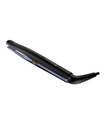 Remington CI41T1 Professional 2 In 1 Plate Guided Hair Curler & Touch Up Straightener 1 Inch Black/Purple