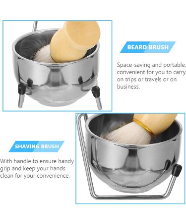 Minkissy Face Tools: Professional Blybish Shaving Set with Razor Stand Soap Bowl & Mustache Brush - Ideal for Home Barbering - Buy Online on GoSupps.com