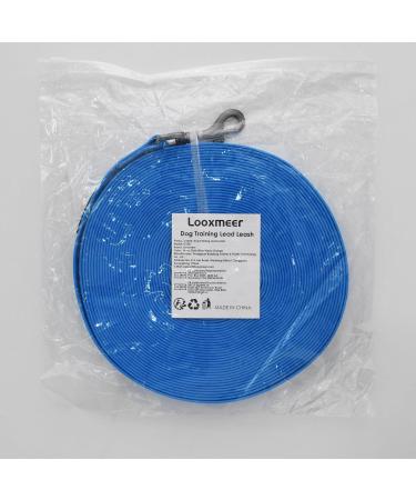 Looxmeer 7m Neon Blue Dog Tow Line - Robust Training Line with Storage Bag | International Shipping Available - Buy Online on GoSupps.com