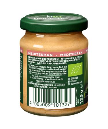Biozentral Mediterranean Bread Spread - 6 x 125g | Vegan Gluten-Free Lactose-Free | Creamy Sunflower Seed Spread for Delicious Dishes & Bread - Buy Online on GoSupps.com