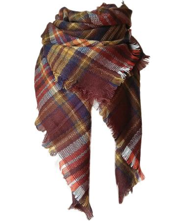 Hanxiulin Elegant Triangle Scarf for Women - Warm Soft Stylish Winter Accessory | International Shipping - Buy Online on GoSupps.com