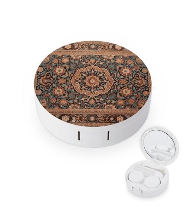 Contact Lens Case Antique Orientalist Art Portable Travel Contact Lens Box Contact Lens Storage Box