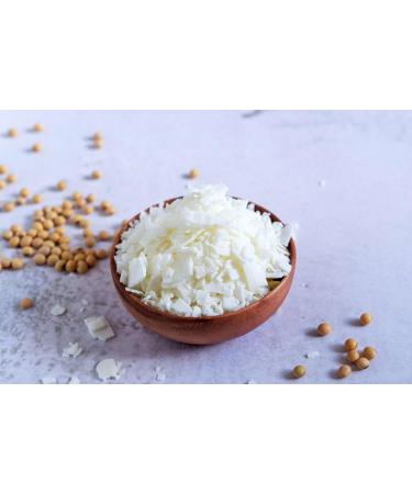 Original Soy Wax 5kg - Vegan Candle Wax for Watering & Massage | Natural Flakes & Platelets | 100% Pure Soy Wachs - Buy Online on GoSupps.com