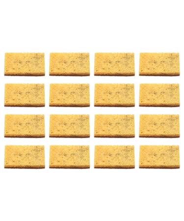 Dewedrt 16 Pack Biodegradable and Compostable Sponges Scouring Pad Palm Fiber Eco-Friendly Sponge for Kitchen Dishes Cleaning