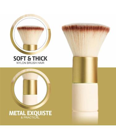 Professional Makeup Brush and Sponge Set - Beauty Blenders Concealer Sponge Makeup Kabuki Foundation Brush for Stippling Liquid Blending Face Brush Super Soft & Non Latex (2 PC) - Buy Online on GoSupps.com