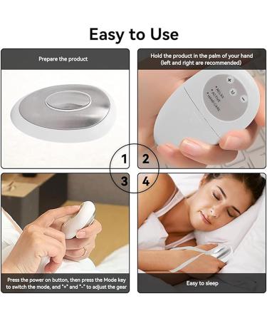 Handheld Sleep Aid Device - Calm Palm USB Charging Microcurrent Sleep Instrument for Fast Relief and Deep Sleep - Buy Online on GoSupps.com
