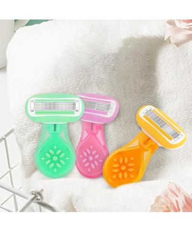 Travel Razor For Women 5-Blade Safety Razor 1 Handle 3 Refills 1 Drying Travel Case Portable Smooth Skin Travel Accessories Travel Size Toiletries On the Go Mini Razor For Legs Hands Arm - Buy Online on GoSupps.com
