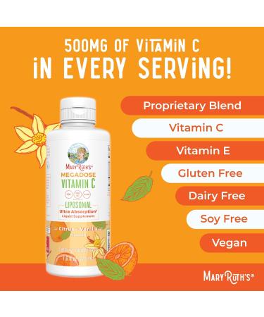 MaryRuth Organics Cordyceps Liposomal (Maple Spice) & Vitamin C (Citrus & Vanilla) | Clean Label Project Verified | Vitamins for Immunity Skin & Overall Health | Vegan Non-GMO Gluten-Free - Buy Online on GoSupps.com