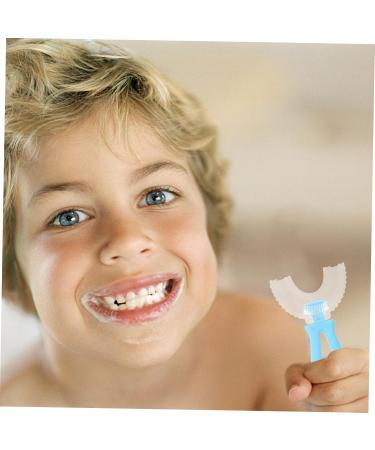 Gleavi 2nd Hand Cartoon Toothbrush for Children - Silicone Full Mouth Manual Toddler Toothbrush - Buy Online on GoSupps.com