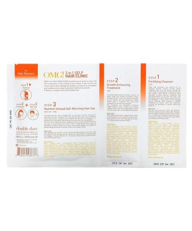 Double Dare OMG! 3-in-1 Self Hair Clinic â€“ Restore & Revitalize Your Hair | 3 Step Kit - Buy Online on GoSupps.com