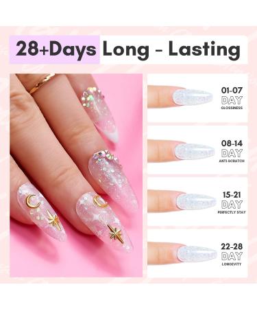 Makartt Poly Nail Gel 50ML Builder Gel - White Pink Nude Clear Rosy Gel for Salon Design - Ellette - Buy Online on GoSupps.com