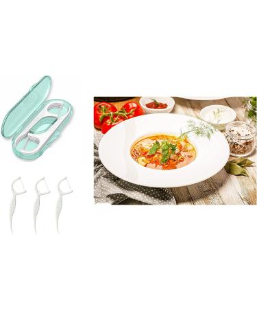 High Toughness Dental Floss Picks - 20 Threader Flossers with 2 Storage Cases - Family, Hotel, and Travel Flossing - Pink and Green - Buy Online on GoSupps.com