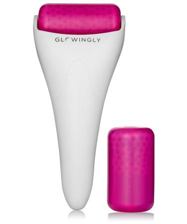 Ice Roller - Instant Results - Skin Calming Handheld Massage Roller Tool for Face Puffiness Pore Size Anti-Aging Skin Care Absorption Migraine Eye Lines Body Injury 1 Year Warranty