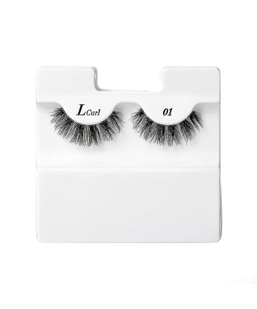 i-Envy L Curl Natural False Eyelashes - Salon Extension Effect | 1 Pair - Buy Online on GoSupps.com