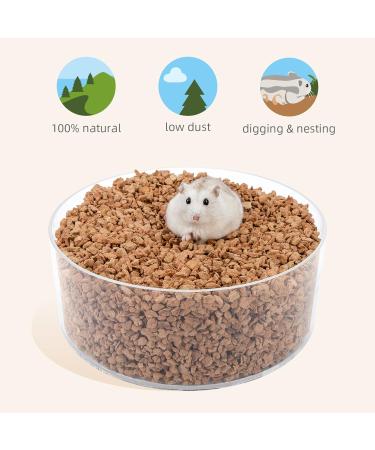 Nitangel Natural Coconut Hamster Litter | Eco-Friendly Pet Litter for Dwarf Hamsters Gerbils Mice & Small Animals - OAK Granula 8-10mm - Buy Online on GoSupps.com