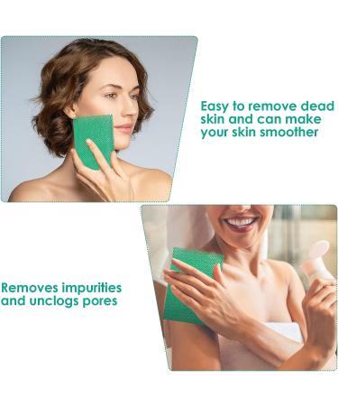 Sibba African Net Long Bath Sponge - Exfoliating Shower Body Scrubber - Green - Buy Online on GoSupps.com