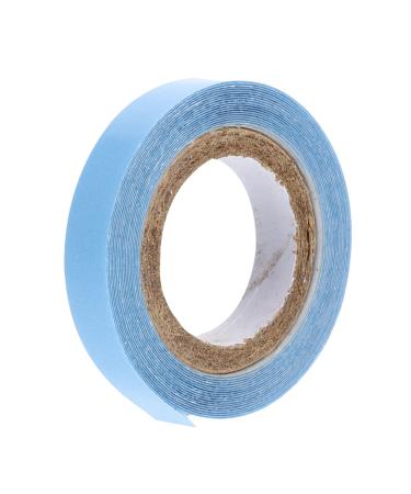 HAPINARY 1 Roll Wig Film Lace Front Wig Tape Double Sided Wig Tape Hair Ribbons Clear Tape Lace Headbands Lace Tape Wig Tape for Lace Wigs Real Hair Adhesive Tape Hair Piece Miss 5x5cm Blue