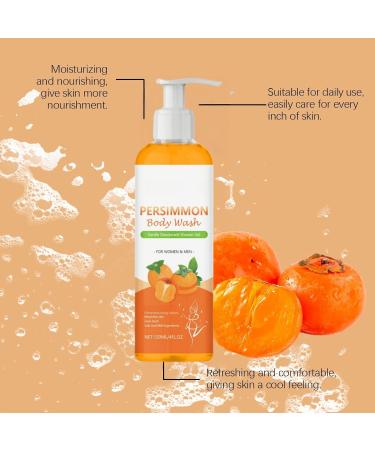 BRVLY Persimmon Body Wash for Body Odor Body and Face Wash for Old People Fragrance Moisturizing Cleansing Smooth Skin Deep Cleansing Moisturizing Shower Gel 1 - Buy Online on GoSupps.com