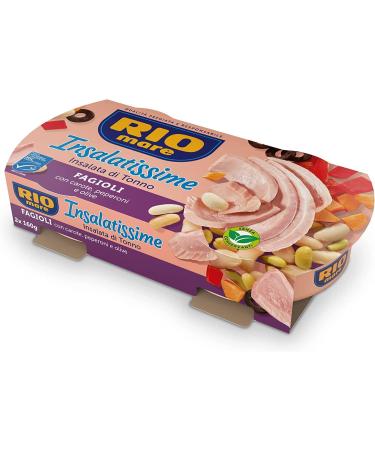 3 x Rio Mare Insalatissime fagioli e tonno mix of beans and tuna (2 x 160 g) - Buy Online on GoSupps.com