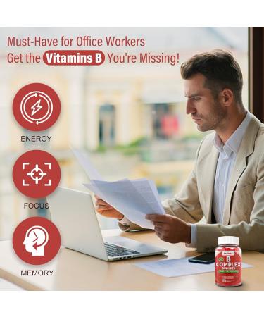 Omega 3 Vitamin B Complex Gummies 3 Pack - Buy Online on GoSupps.com