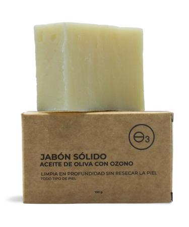 Ozono d'Or - Core soap nature 100% organic for hands and body with ozone acne control antibacterial and antifungal |Handmade natural soap for greasy sensitive or atopic |100 g. - Buy Online on GoSupps.com