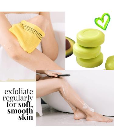 Korean Exfoliating Body Scrub Soap with Exfoliating Mitt - Brightening Foaming Body Scrub for Women and Men - Sensitive and Dry Skin Exfoliator (1 Pack) - Buy Online on GoSupps.com