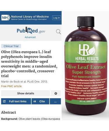 Super Strength Olive Leaf Extract Liquid - 8oz Herbal Supplement for Immune Support & Health Remedies - Buy Online on GoSupps.com
