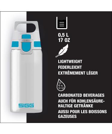 SIGG Total Clear One Aqua Sport Water Bottle - BPA-Free Leak-Proof 17 Oz Tritan Plastic - Lightweight & Shatterproof - Buy Online on GoSupps.com