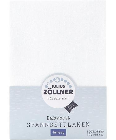 Julius Zllner Fitted Sheet Jersey 70x140/60x120 - White Pack of 3 | Premium Quality for International Shipping - Buy Online on GoSupps.com