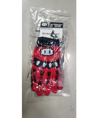 Seibertron Dirtpaw Touch Screen Gloves for Kids & Adults - BMX MX MTB Cycling Gloves - Red Racing Gloves for Motocross & ATV - Buy Online on GoSupps.com