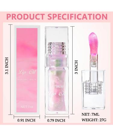 Magic Color Changing Lip Oil | Hydrating Plumping Gloss for Dry Lips | #2 Shimmer Tinted Lip Care - Buy Online on GoSupps.com