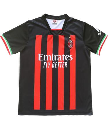 BIRD BOX 2022/2023 Milan Home #11 Zlatan Ibrahimovic Youth Soccer Jersey Set - Black/Red - Size 26 - Buy Online on GoSupps.com