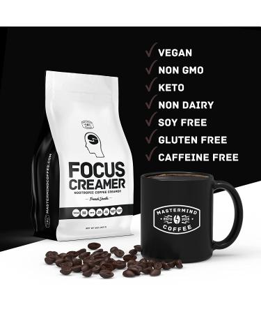 French Vanilla Keto Focus Creamer | Organic, Non-Dairy, Sugar-Free Nootropic Coffee Creamer - Buy Online on GoSupps.com