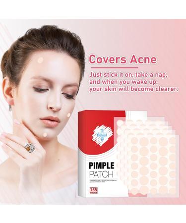 Pimple Patches For Face Hydrocolloid Invisible Pimple Patches To Help Unclog Pores Patch To Zit & Blemishes Helps Create Protective Seal Fast Acting Skincare Spot Dots 165 - Buy Online on GoSupps.com