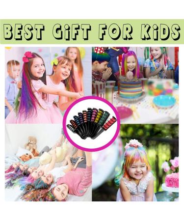 Hair Chalk Comb 10 Colors Temporary Hair Coloring Comb Non-Toxic Washable Combo Hair Chalk Comb Suitable for Christmas Carnival Party Cosplay Use - Buy Online on GoSupps.com