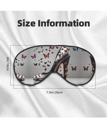 Butterfly High Heel Print Double-Sided Eye Mask Soft and Light Blocking for Enhancing Sleep Quality - Buy Online on GoSupps.com