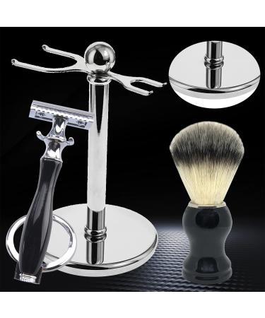 JAG Double Edge Shaving Razor Set for Men - Complete Wet Shaving Kit with Razor Plane Bowl Brush & 10 Blades | International Shipping Available - Buy Online on GoSupps.com