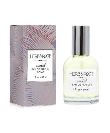 Herb & Root Santal Perfume for Men or Women | Raw Indian Sandalwood with hints of Leather and Balsam | Woody Unisex Scent Perfume Spray | Vegan and Paraben Free | Made in the USA - Buy Online on GoSupps.com
