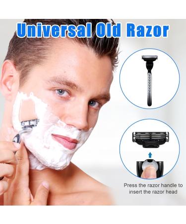 Razor Blades Refills 16Pcs Razors for Mach 3 Blades Replacement Blade with Double Lubrication Strip Compatible with Mach 3 Handles Shaving Manual Shaver Blade Male Men Father Boyfriend Daily 1 count (Pack of 16) - Buy Online on GoSupps.com