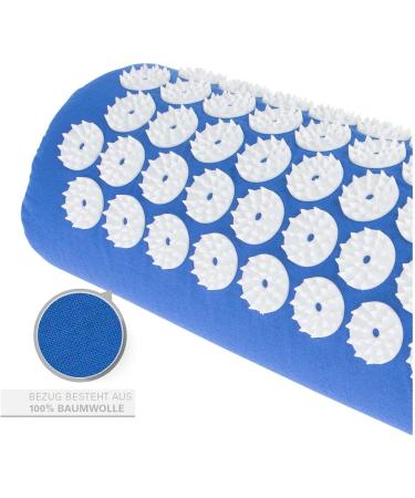 Sport-Tec Blue Acupressure Set - Mat & Pillow for Pain Relief & Relaxation | International Shipping Available - Buy Online on GoSupps.com