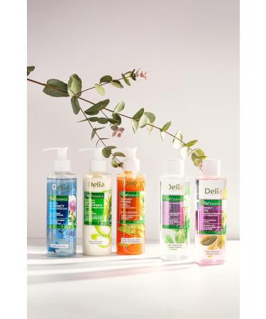 Delia Cosmetics - Plant Essence - Face Cleanser - Washing Gel - Moisturizing Cleansing - Removes Makeup & Impurities - Vegan Friendly - Natural Ingredients - Every Skin - Reduces Excess Sebum - 200 ml - Buy Online on GoSupps.com