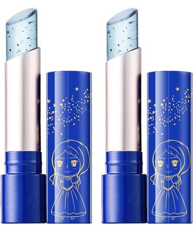 TocaFeank Blue Jelly Lip Balm Color Changing Lip Balm Blue Moisturizing Jelly Lip Balm Longlasting lip care tool for daily life parties work dating Temperature change + Colorless C - Buy Online on GoSupps.com
