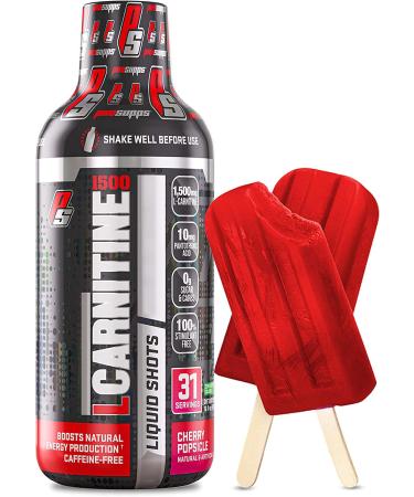 PROSUPPS L-Carnitine Liquid 1500 Supplement 473 ml Cherry Popsicle 0818253022553