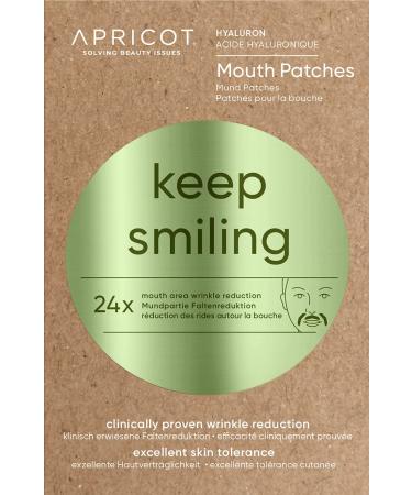 Apricot Beauty 'Keep Smiling' Nasolabial Fold Patches | Anti-Wrinkle Facial Patches with Hyaluron | Smoothing Lip Folds | 24 Patches - Buy Online on GoSupps.com
